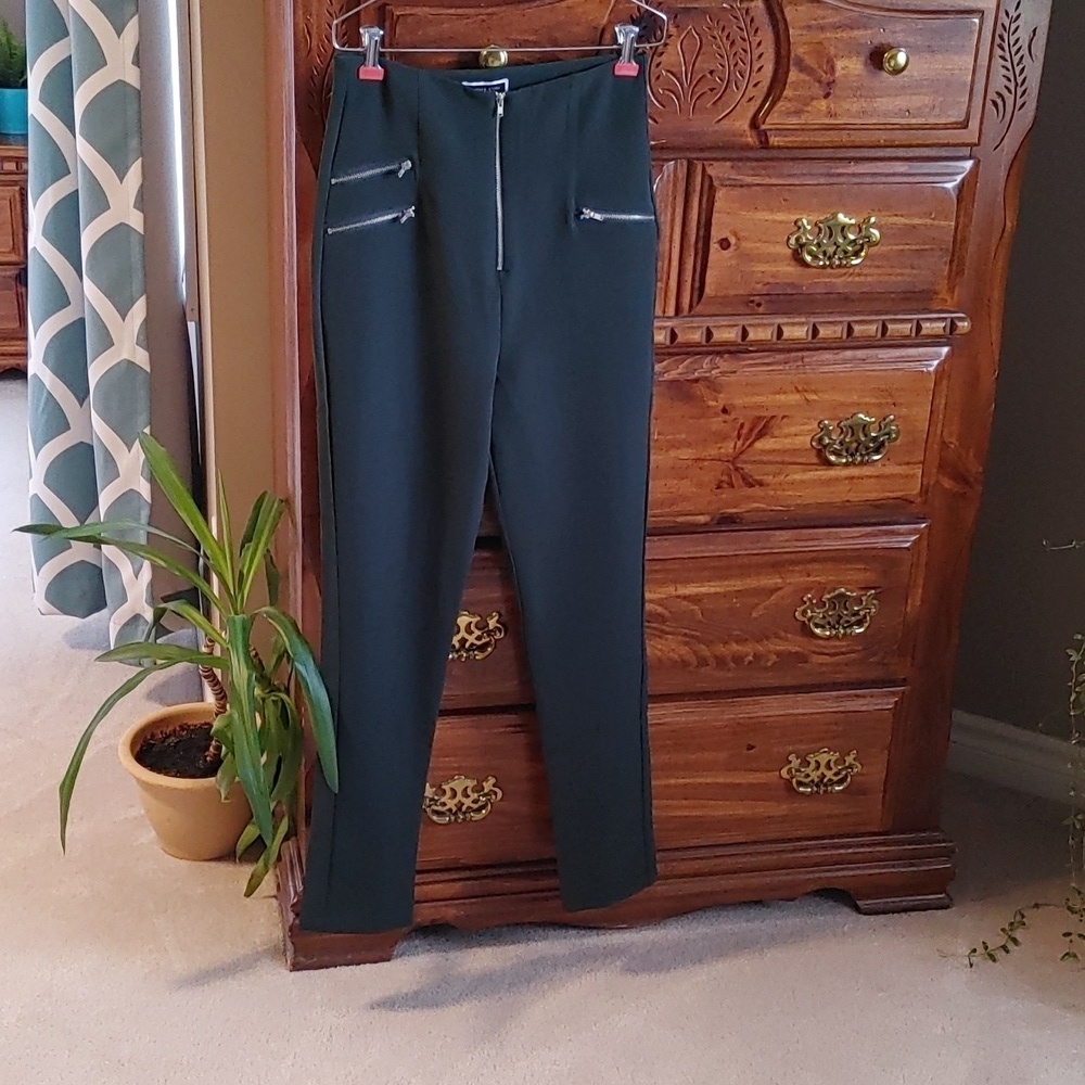 2/$30 NWT Women's Dark Green Another Story Straight Leg Trousers